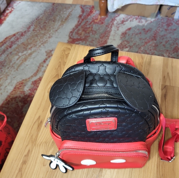 Disney Mickey Mouse Mini Backpack Loungefly Red & Black main image 4